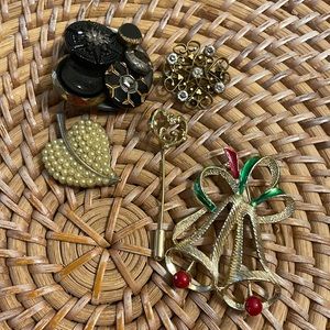 5 pins for sale. These were my Grandmas. Some are very old.